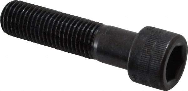 Holo-Krome - M16x2.00 Metric Coarse Hex Socket Drive, Socket Cap Screw - Grade 12.9 Alloy Steel, Black Oxide Finish, Fully Threaded, 65mm Length Under Head - Eagle Tool & Supply