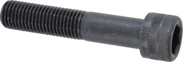 Holo-Krome - M16x2.00 Metric Coarse Hex Socket Drive, Socket Cap Screw - Grade 12.9 Alloy Steel, Black Oxide Finish, Partially Threaded, 80mm Length Under Head - Eagle Tool & Supply