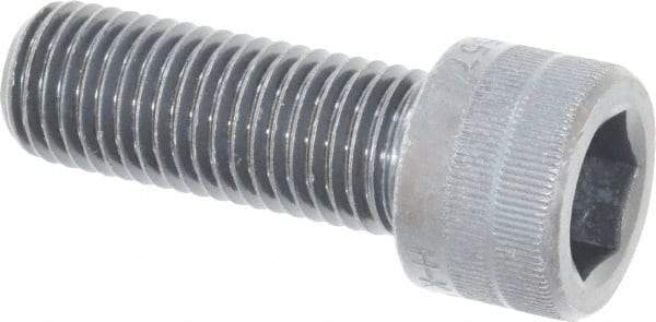 Holo-Krome - M20x2.50 Metric Coarse Hex Socket Drive, Socket Cap Screw - Grade 12.9 Alloy Steel, Black Oxide Finish, Fully Threaded, 55mm Length Under Head - Eagle Tool & Supply