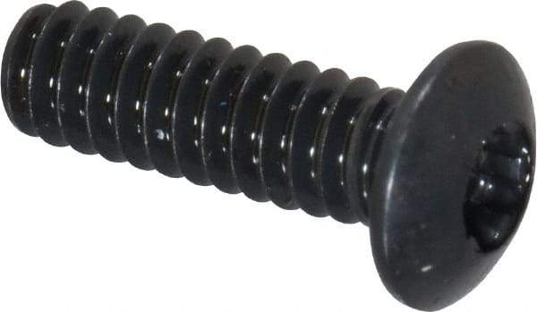 Camcar - #4-40 UNC Torx Plus Drive, Button Screw - Alloy Steel, Black Oxide Finish, Fully Threaded, 3/8" Length Under Head - Eagle Tool & Supply