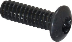 Camcar - #4-40 UNC Torx Plus Drive, Button Screw - Alloy Steel, Black Oxide Finish, Fully Threaded, 3/8" Length Under Head - Eagle Tool & Supply