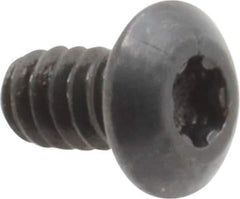 Camcar - #6-32 UNC Torx Plus Drive, Button Screw - Alloy Steel, Black Oxide Finish, Fully Threaded, 1/4" Length Under Head - Eagle Tool & Supply
