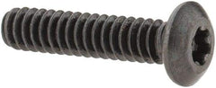 Camcar - #6-32 UNC Torx Plus Drive, Button Screw - Alloy Steel, Black Oxide Finish, Fully Threaded, 5/8" Length Under Head - Eagle Tool & Supply
