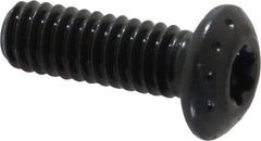 Camcar - #8-32 UNC Torx Plus Drive, Button Screw - Alloy Steel, Black Oxide Finish, Fully Threaded, 1/2" Length Under Head - Eagle Tool & Supply