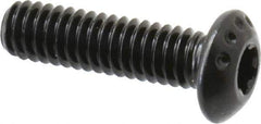 Camcar - #8-32 UNC Torx Plus Drive, Button Screw - Alloy Steel, Black Oxide Finish, Fully Threaded, 5/8" Length Under Head - Eagle Tool & Supply