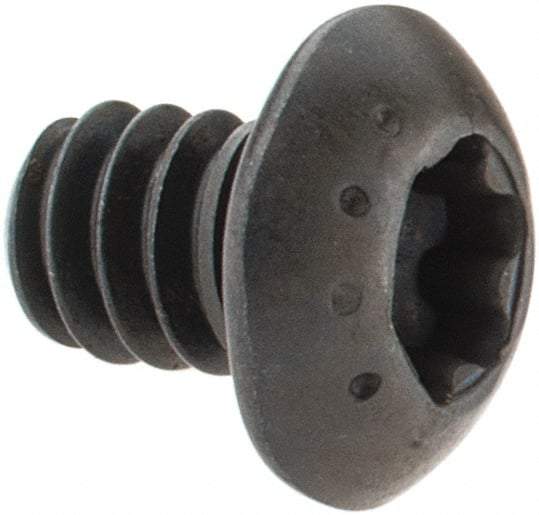 Camcar - #10-24 UNC Torx Plus Drive, Button Screw - Alloy Steel, Black Oxide Finish, Fully Threaded, 1/4" Length Under Head - Eagle Tool & Supply