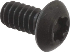 Camcar - #10-24 UNC Torx Plus Drive, Button Screw - Alloy Steel, Black Oxide Finish, Fully Threaded, 3/8" Length Under Head - Eagle Tool & Supply