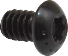 Camcar - 1/4-20 UNC Torx Plus Drive, Button Screw - Alloy Steel, Black Oxide Finish, Fully Threaded, 3/8" Length Under Head - Eagle Tool & Supply