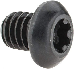 Camcar - 5/16-18 UNC Torx Plus Drive, Button Screw - Alloy Steel, Black Oxide Finish, Fully Threaded, 3/8" Length Under Head - Eagle Tool & Supply