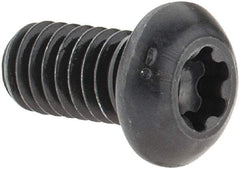 Camcar - 5/16-18 UNC Torx Plus Drive, Button Screw - Alloy Steel, Black Oxide Finish, Fully Threaded, 5/8" Length Under Head - Eagle Tool & Supply