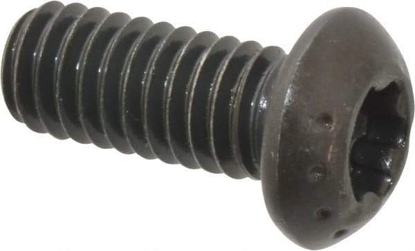 Camcar - 5/16-18 UNC Torx Plus Drive, Button Screw - Alloy Steel, Black Oxide Finish, Fully Threaded, 3/4" Length Under Head - Eagle Tool & Supply