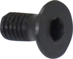 Holo-Krome - M3x0.50 Metric Coarse Hex Socket Drive, 90° Flat Screw - Grade 12.9 Alloy Steel, Black Oxide Finish, 6mm OAL - Eagle Tool & Supply