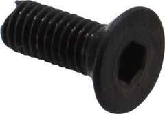 Holo-Krome - M3x0.50 Metric Coarse Hex Socket Drive, 90° Flat Screw - Grade 12.9 Alloy Steel, Black Oxide Finish, 8mm OAL - Eagle Tool & Supply