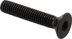 Holo-Krome - M3x0.50 Metric Coarse Hex Socket Drive, 90° Flat Screw - Grade 12.9 Alloy Steel, Black Oxide Finish, 16mm OAL - Eagle Tool & Supply
