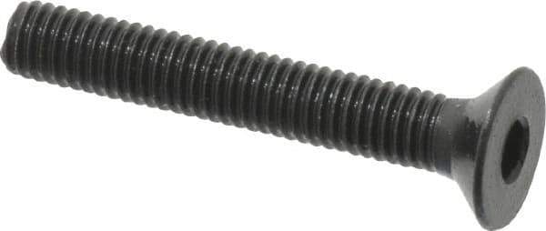 Holo-Krome - M3x0.50 Metric Coarse Hex Socket Drive, 90° Flat Screw - Grade 12.9 Alloy Steel, Black Oxide Finish, 20mm OAL - Eagle Tool & Supply