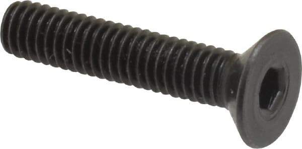 Holo-Krome - M4x0.70 Metric Coarse Hex Socket Drive, 90° Flat Screw - Grade 12.9 Alloy Steel, Black Oxide Finish, 20mm OAL - Eagle Tool & Supply