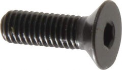 Holo-Krome - M5x0.80 Metric Coarse Hex Socket Drive, 90° Flat Screw - Grade 12.9 Alloy Steel, Black Oxide Finish, Fully Threaded, 16mm OAL - Eagle Tool & Supply