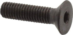 Holo-Krome - M5x0.80 Metric Coarse Hex Socket Drive, 90° Flat Screw - Grade 12.9 Alloy Steel, Black Oxide Finish, Fully Threaded, 20mm OAL - Eagle Tool & Supply