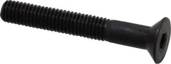 Holo-Krome - M5x0.80 Metric Coarse Hex Socket Drive, 90° Flat Screw - Grade 12.9 Alloy Steel, Black Oxide Finish, Fully Threaded, 35mm OAL - Eagle Tool & Supply