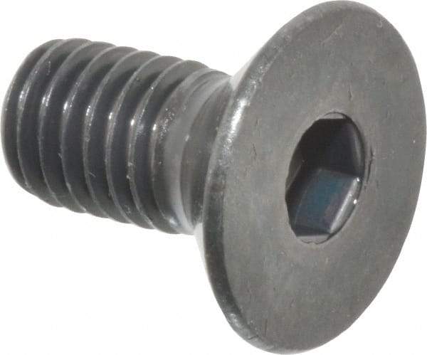 Holo-Krome - M8x1.25 Metric Coarse Hex Socket Drive, 90° Flat Screw - Grade 12.9 Alloy Steel, Black Oxide Finish, Fully Threaded, 16mm OAL - Eagle Tool & Supply