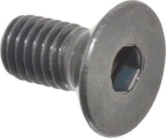 Holo-Krome - M8x1.25 Metric Coarse Hex Socket Drive, 90° Flat Screw - Grade 12.9 Alloy Steel, Black Oxide Finish, Fully Threaded, 16mm OAL - Eagle Tool & Supply