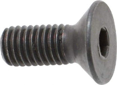 Holo-Krome - M8x1.25 Metric Coarse Hex Socket Drive, 90° Flat Screw - Grade 12.9 Alloy Steel, Black Oxide Finish, Fully Threaded, 20mm OAL - Eagle Tool & Supply