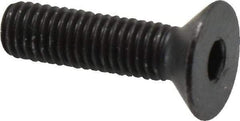Holo-Krome - M8x1.25 Metric Coarse Hex Socket Drive, 90° Flat Screw - Grade 12.9 Alloy Steel, Black Oxide Finish, Fully Threaded, 30mm OAL - Eagle Tool & Supply