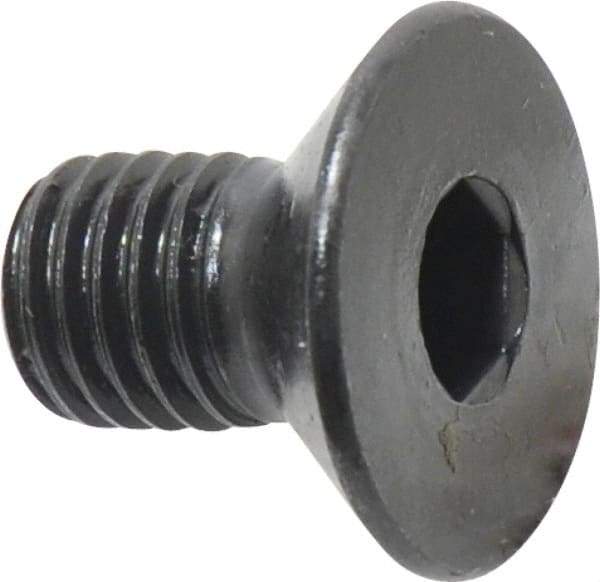 Holo-Krome - M12x1.75 Metric Coarse Hex Socket Drive, 90° Flat Screw - Grade 12.9 Alloy Steel, Black Oxide Finish, Fully Threaded, 20mm OAL - Eagle Tool & Supply
