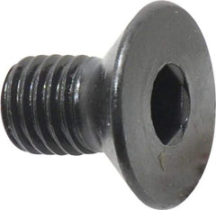Holo-Krome - M12x1.75 Metric Coarse Hex Socket Drive, 90° Flat Screw - Grade 12.9 Alloy Steel, Black Oxide Finish, Fully Threaded, 20mm OAL - Eagle Tool & Supply