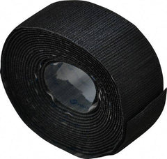 VELCRO Brand - 2" Wide x 5 Yd Long Adhesive Backed Hook Roll - Continuous Roll, Black - Eagle Tool & Supply