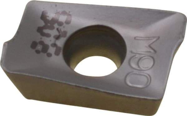 Iscar - HM90 APKT1003 Grade IC908 Carbide Milling Insert - TiAlN Finish, 0.139" Thick, 0.8mm Corner Radius - Eagle Tool & Supply