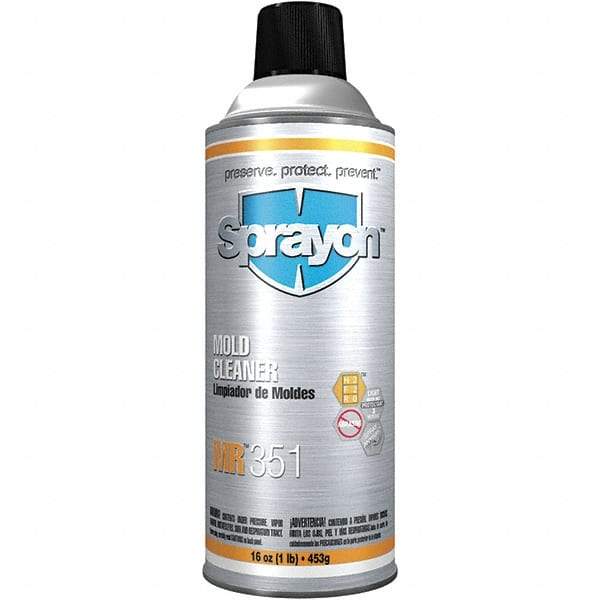 Sprayon - 16 Ounce Aerosol Can, Clear, Mold Cleaner - Eagle Tool & Supply