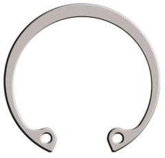 Rotor Clip - 0.035" Thick, Passivated Finish, Stainless Steel Snap Internal Retaining Ring - 0.039" Groove Width, 0.015" Groove Depth, 0.53" Groove Diam, Grade 15-7 Grade 632 - Eagle Tool & Supply