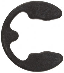 Rotor Clip - 32 to 42mm Shaft Diam, 30mm Groove Diam, Spring Steel Metric External E Style Retaining Ring - Eagle Tool & Supply
