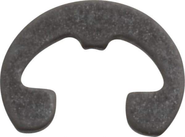 Rotor Clip - 3/16" Groove Diam, 7/32" Shaft Diam, Phosphate Steel, Reinforced E Style External Retaining Rings - 0.029" Groove Width, 0.015" Groove Depth, 0.025" Ring Thickness, Grade 1060-1090 - Eagle Tool & Supply