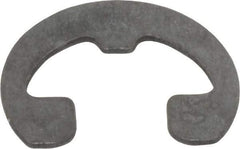 Rotor Clip - 1/4" Groove Diam, 5/16" Shaft Diam, Phosphate Steel, Reinforced E Style External Retaining Rings - 0.029" Groove Width, 0.031" Groove Depth, 0.025" Ring Thickness, Grade 1060-1090 - Eagle Tool & Supply