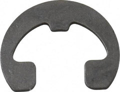 Rotor Clip - 0.343" Groove Diam, 7/16" Shaft Diam, Phosphate Steel, Reinforced E Style External Retaining Rings - 0.04" Groove Width, 0.047" Groove Depth, 0.035" Ring Thickness, Grade 1060-1090 - Eagle Tool & Supply