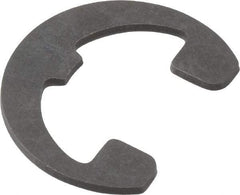 Rotor Clip - 0.396" Groove Diam, 1/2" Shaft Diam, Phosphate Steel, Reinforced E Style External Retaining Rings - 0.046" Groove Width, 0.052" Groove Depth, 0.042" Ring Thickness, Grade 1060-1090 - Eagle Tool & Supply