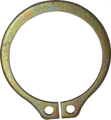 Rotor Clip - 0.94" Groove Diam, 1" Shaft Diam, Zinc Yellow Dichromate Steel, Snap External Retaining Rings - 0.046" Groove Width, 0.03" Groove Depth, 0.042" Ring Thickness, Grade 1060-1090 - Eagle Tool & Supply
