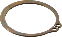Rotor Clip - 1.886" Groove Diam, 2" Shaft Diam, Zinc Yellow Dichromate Steel, Snap External Retaining Rings - 0.068" Groove Width, 0.057" Groove Depth, 0.062" Ring Thickness, Grade 1060-1090 - Eagle Tool & Supply