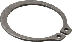 Rotor Clip - 0.821" Groove Diam, 7/8" Shaft Diam, Zinc-Plated Stainless Steel, Snap External Retaining Rings - 0.046" Groove Width, 0.027" Groove Depth, 0.042" Ring Thickness, Grade 15-7 Grade 632 - Eagle Tool & Supply