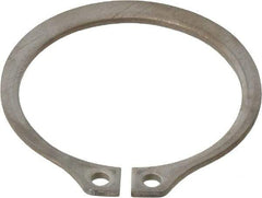Rotor Clip - 1.118" Groove Diam, 1-3/16" Shaft Diam, Zinc-Plated Stainless Steel, Snap External Retaining Rings - 0.056" Groove Width, 0.035" Groove Depth, 0.05" Ring Thickness, Grade 15-7 Grade 632 - Eagle Tool & Supply