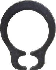 Rotor Clip - 5.7mm Groove Diam, 6mm Shaft Diam, Phosphate & Oil Steel, Snap External Retaining Rings - 0.8mm Groove Width, 0.15mm Groove Depth, 0.7mm Ring Thickness, Grade 1060-1090 - Eagle Tool & Supply