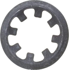 Rotor Clip - 5/16" Shaft Diam, Phosphate Steel, Self Locking External Retaining Rings - 0.015" Ring Thickness, Grade 1060-1090 - Eagle Tool & Supply