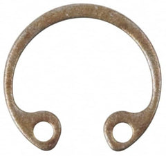 Rotor Clip - 13/16" Bore Diam, Spring Steel Internal Snap Retaining Ring - Eagle Tool & Supply
