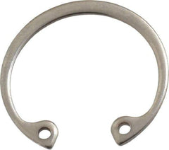 Rotor Clip - 0.042" Thick, Stainless Steel Snap Internal Retaining Ring - 0.046" Groove Width, 0.028" Groove Depth, 0.931" Groove Diam, Grade 15-7 Grade 632 - Eagle Tool & Supply