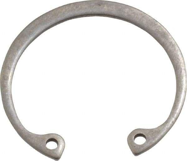 Rotor Clip - 0.042" Thick, Stainless Steel Snap Internal Retaining Ring - 0.046" Groove Width, 0.033" Groove Depth, 1.066" Groove Diam, Grade 15-7 Grade 632 - Eagle Tool & Supply