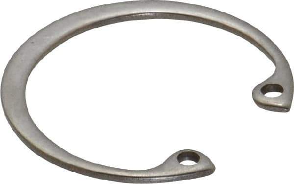 Rotor Clip - 0.05" Thick, Stainless Steel Snap Internal Retaining Ring - 0.056" Groove Width, 0.036" Groove Depth, 1.197" Groove Diam, Grade 15-7 Grade 632 - Eagle Tool & Supply