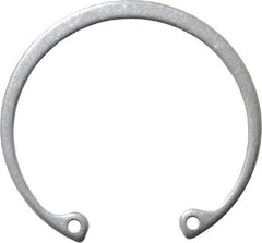 Rotor Clip - 0.062" Thick, Stainless Steel Snap Internal Retaining Ring - 0.068" Groove Width, 0.061" Groove Depth, 2.122" Groove Diam, Grade 15-7 Grade 632 - Eagle Tool & Supply