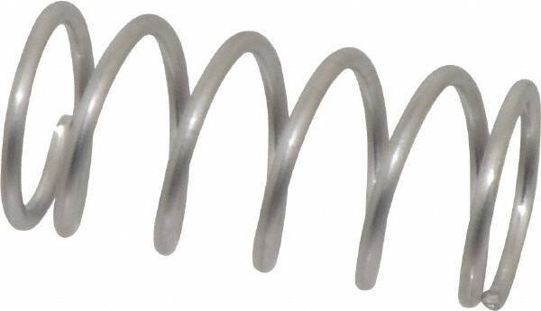Value Collection - 0.6" OD, 0.062" Wire, 1-1/4" Free Length, Compression Spring - 20.61 Lb Spring Rating - Eagle Tool & Supply